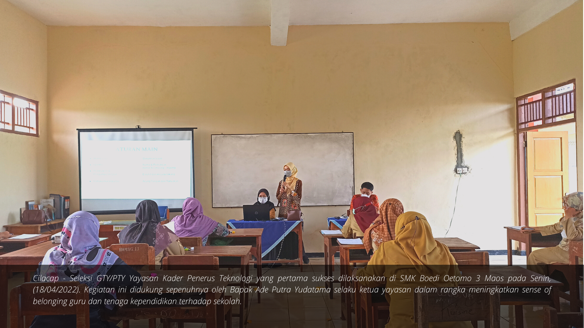 Dalam Rangka Meningkatkan Sense of Belonging terhadap Sekolah, Yayasan Kader Penerus Teknologi Mengadakan Seleksi GTY/PTY di SMK Boedi Oetomo 3 Maos